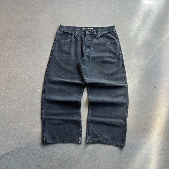 Vintage Grail Southpole Gold Tab Baggy Gray Jeans 38x30 - Picture 3 of 7